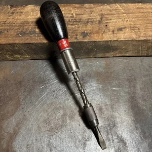 Antique Yankee Handyman No. 133H Twist Drill Screwdriver For Woodworking - Picture 1 of 11