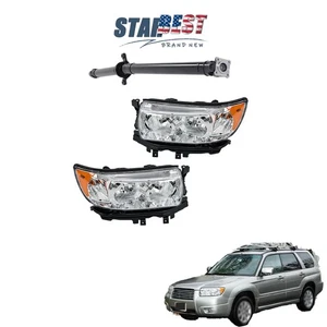 Front Headlights Pair For 06-08 Subaru Forester Driveshaft Prop Shaft Assembly - Picture 1 of 15