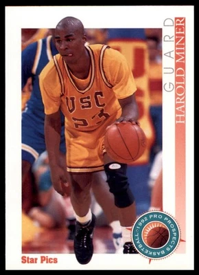 Harold Miner 1992 Star Pics #84 USC Trojans - Image 1 of 2