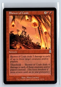 (3x) SHOWER OF COALS - Odyssey – MTG Magic the Gathering Card - Uncommon - Picture 1 of 6