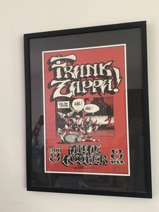 Frank Zappa/Alice Cooper 1972 Org. Poster concerto autografato da Rick Griffin - Foto 1 di 5