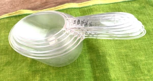Lote de 6 tazas medidoras de acrílico transparente para chef mimado 1 C-1/4 taza C utensilios de cocina - Imagen 1 de 7