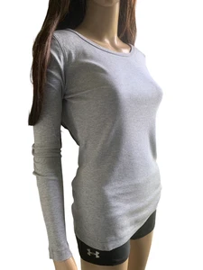 Premise Studio Junior Girl Top Size S 50% Cotton,50% Modal, Color Gray, Stretch. - Picture 1 of 6