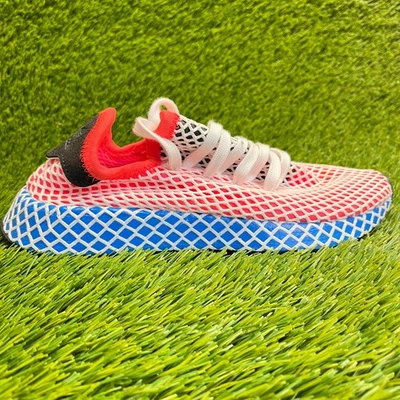 Adidas Deerupt бегун женщин размер 5,5 розовый синий Athletic кроссовки - Изображение 1 из 4