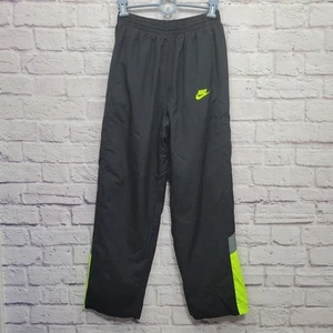 Vintage 80s Youth Nike Windbreaker Track Pants Size XL Neon Logo Leg Stripe - Bild 1 von 9