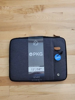 NUEVO CON ETIQUETAS PAQUETE 13"/14" GRIS ACOLCHADO PORTÁTIL BOLSO BANDOLERA Foto 1 de 4