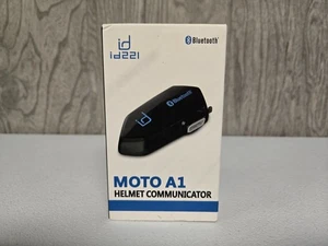 id Moto A1 Bluetooth Motocicleta Bicicleta Casco Intercomunicador Auriculares Comunicador Id221 - Imagen 1 de 13