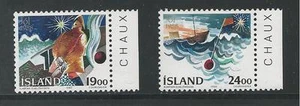 Island # 669-670 Postfrisch Weihnachten 1989 - Bild 1 von 1