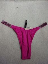 Victoria's Secret Shine Strap Brazilian Panty HOT PINK (Large/NWT)