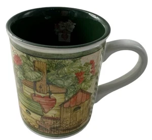 Geraniums and Birdhouse Diane Knott Coffee Mug Cup Legacy Publishing Group - Picture 1 of 19