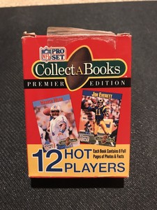 1990 Pro Set Collect-A-Books Premier Edition Football Card Series - 12 Card Set