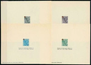 French Zone - Baden 1949 - Red Cross , Scott# 5NB1/4 - 04 PROOFS - Scarce - Picture 1 of 1