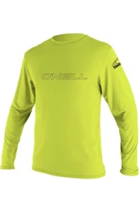 Camisa de sol O'Neill unisex-juventud pieles básicas 50+ manga larga lima 8 - Imagen 1 de 5