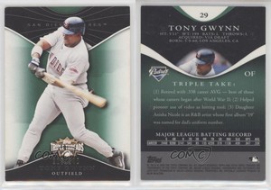 2009 Topps Triple Threads Emerald /240 Tony Gwynn #29 HOF