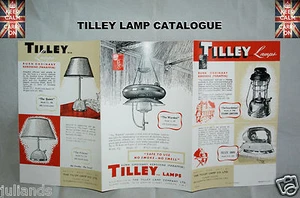 TILLEY LAMP CATALOGUE OF LAMPS LEAFLET SPARE PARTS