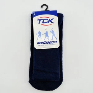TCK Multisport Football Soccer Baseball Size S TSY Navy Blue Socks New - Picture 1 of 4