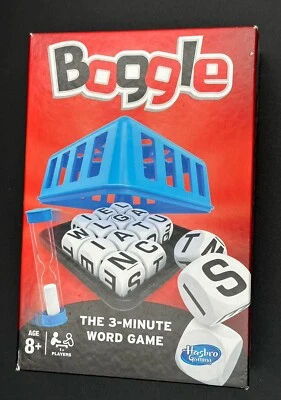 Boggle The 3 Minute Word Game Hasbro Gaming 2014 Complete - Image 1 of 4