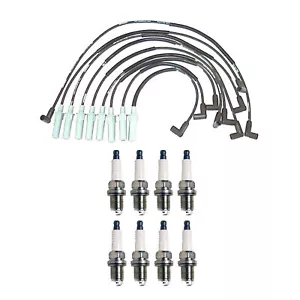 Denso Wire Set 7mm and 8 U-Groove Spark Plugs 0.044 Kit For Dodge 5.2L 5.9L V8 - Picture 1 of 1