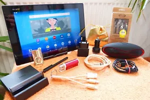 wie NEU Sony Xperia Z2 16GB l XXL SET GOLD l 10Zoll FullHD l Android Tab Rosa - Bild 1 von 5