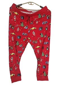 Xmas Pants Mens Wondershop Love Peace Joy Flannel Pajama Pants Size XXL NEW - Picture 1 of 11