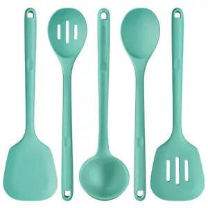 High Heat Resistant Kitchen Utensil 13.6" Silicone Cooking Tools Gadgets Set Fo - Picture 1 of 9