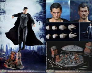 BY-ART BY-015 BLACK SUPERMAN TRANSCENDENT 1/6th Action Figure New Hot Toy Stock - Picture 1 of 6