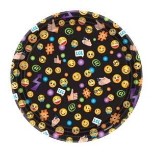 LOL Emoji Luncheon Plates - Pack of 8 - Picture 1 of 12