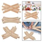 Wooden Train Track Assemble Blocks Accessories Expansion Train Track Adapter