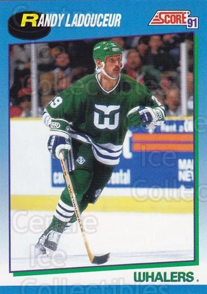 1991-92 Score Canadian English #407 Randy Ladouceur - Image 1 of 1