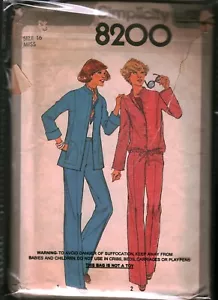 8200 Vintage Simplicity Schnittmuster Misses Hose Blouson Jacke 16 - Bild 1 von 2