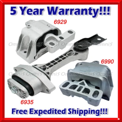 M823 Fits 2002-2003 Volkswagen Golf 1.8L 6 spd Manual Motor & Transmission Mount - Image 1 of 4