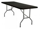 6ft Folding Trestle Portable Christmas dinner table Catering Camping BBQ Party