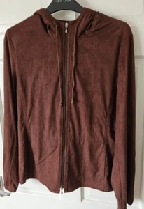 Chaqueta JBB Benson talla 38 hombre marrón con capucha imitación gamuza talla - Imagen 1 de 5