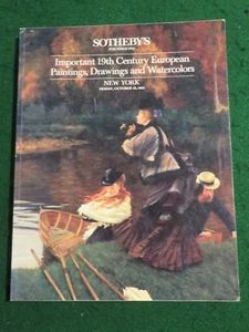 Sotheby's Important 19th C. European Paintings, Drawings,Watercolors NY Oct 1984 - Foto 1 di 1