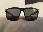 RAY BAN 60mm RB4147 6171/87 MATTE BLACK/ RED transparent/ GRAY AUTHENTIC ITALY
