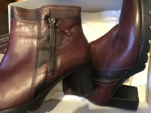 Sehr schöne Stiefeletten Gabor bordeauxfarben Gr. 7 mit Karton - Bild 1 von 6