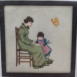 Lanarte Gezähltes Kreuzstich Set Made in Holland Mutter Tochter Vintage - Bild 1 von 7