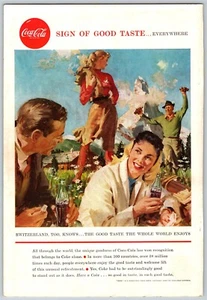 Coca-Cola Sign of Good Taste Everywhere Switzerland Advertisement, A1 - Picture 1 of 2