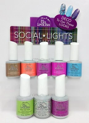 Esmalte en gel IBD Just - Colección LUCES SOCIALES - Los 8 tonos 56920-56927 Foto 1 de 4