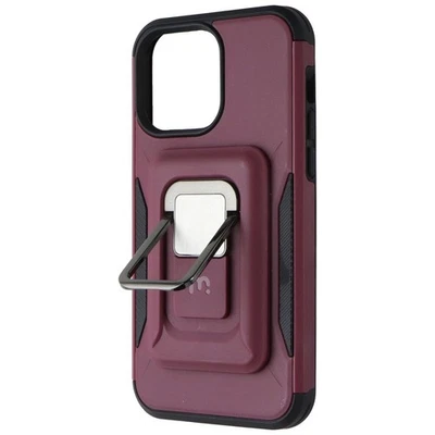 Funda MyBat Pro Stealth Series con MagKick para Apple iPhone 14 Pro Max - Ciruela Foto 1 de 4