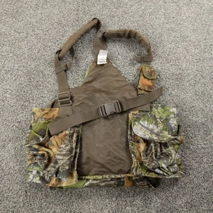 Redhead Turkey Camo Hunting Vest With Built In Seat Fold Away Mossy Oak One Size - Picture 1 of 10
