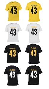 CAMISETA PERSONALIZADA TROY POLAMALU PITTSBURGH STEELERS EQUIPO NOMBRE JUGADOR NÚMERO - Imagen 1 de 13
