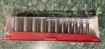 Snap-On NEW 11 pc 3/8" Drive 6-Point SAE Flank Drive® Deep Socket Set 211SFSY - Image 1 of 3