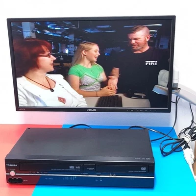 Toshiba DVD VCR Combo Player SD-V296 VHS Mono Only; LEFT CHANNEL BUZZ see video - Image 1 of 4
