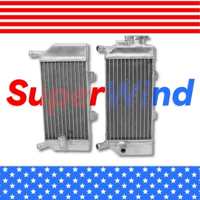 for 2004-2009 2005 2006 2007 Honda CRF250R/CRF250X Left+Right Radiator - Image 1 of 4