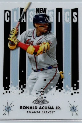 2022  Topps Chrome New Classics NC-3 Ronald Acuña Jr. - Image 1 of 2