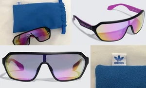 ADIDAS Originals Adult Sunglasses #OR0022 02u 129 130 2* black-violet w/case - Picture 1 of 7