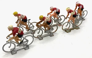44370 COFALU / PLASTIQUE / TOUR DE FRANCE / LOT 6 CYCLISTES FLANDRIA 1/32 - Picture 1 of 2