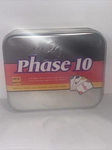 Phase 10 Exciting Card Game With A Twist. 20th Anniversary Edition. In A Tin. - Picture 1 of 6