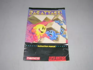 Manual de instrucciones original PAC-ATTACK (Super Nintendo SNES) - Imagen 1 de 2